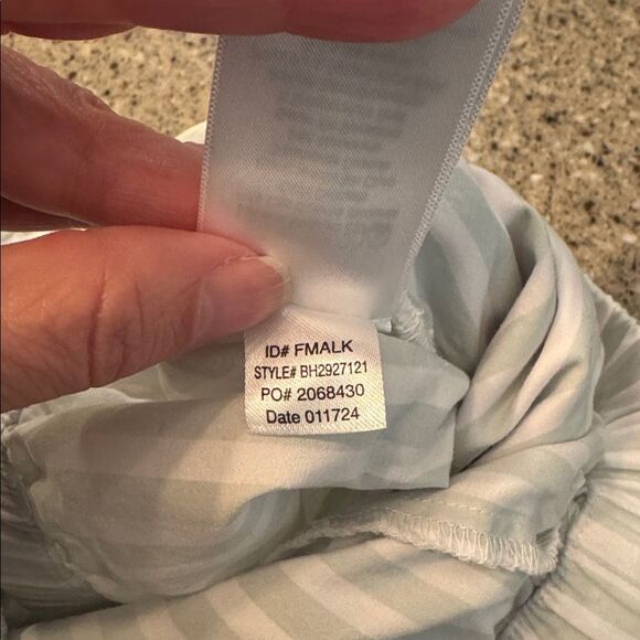 BEDHEAD Mint 3D Stripe Woven Cotton Sateen Pajama Set - Picture 9 of 16